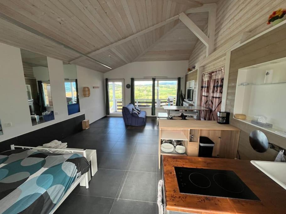 Appartamento Loft Des Milans, Petit Nid Douillet Perche Sur La Campagne Ecublens  Esterno foto